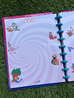Imagem do Caderno de Disco Alice - Papelaria Ananda