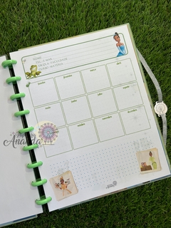 Imagem do Caderno de Discos Tiana - A Princesa e o Sapo - Papelaria Ananda