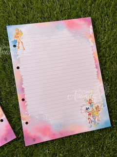 Refil de Folhas Winx 1 - Papelaria Ananda - Papelaria Ananda