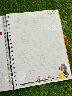 Imagem do Caderno A Bela e a Fera - Papelaria Ananda