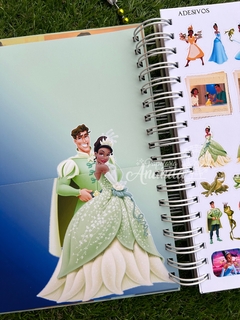 Caderno Tiana - A Princesa e o Sapo - Papelaria Ananda