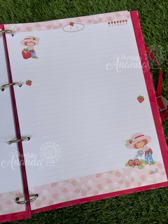 Fichário Moranguinho - Papelaria Ananda - comprar online