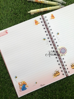 Caderno Pooh - Papelaria Ananda