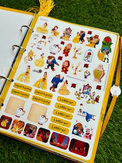 Imagem do Fichário A Bela e a Fera - Papelaria Ananda