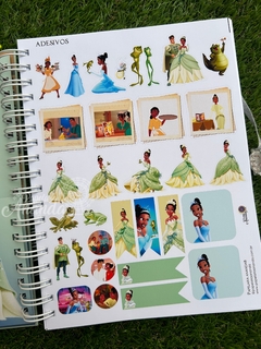 Caderno Tiana - A Princesa e o Sapo - Papelaria Ananda - comprar online
