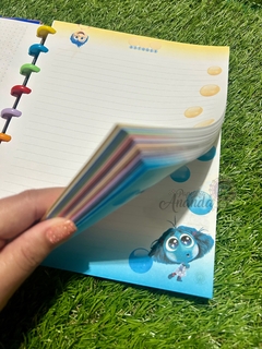 Caderno Divertida Mente de Discos - Papelaria Ananda - loja online