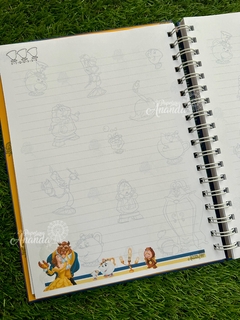 Caderno A Bela e a Fera - Papelaria Ananda