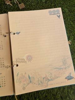 Diário Cinderela com Chave - Papelaria Ananda - Papelaria Ananda