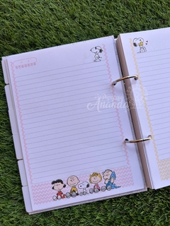 Fichário Snoopy - Papelaria Ananda - Papelaria Ananda
