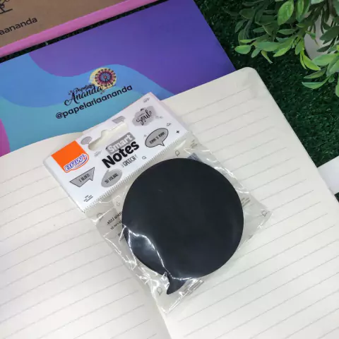 Bloco speech 70x70mm balão - preto - 50fls - 1bloco - BRW
