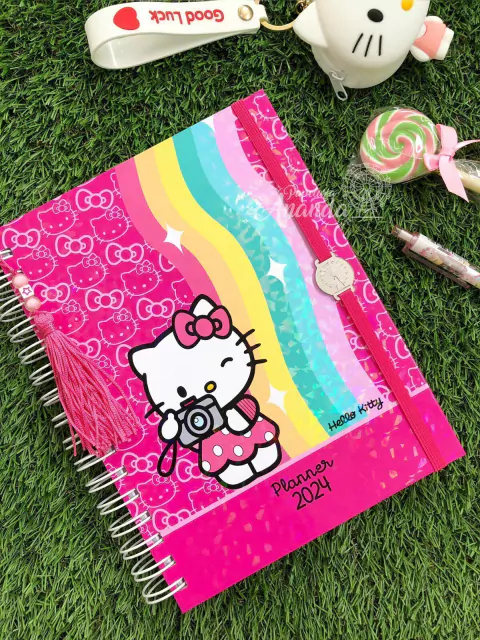 Planner 2026 A5 Hello Kitty - Papelaria Ananda