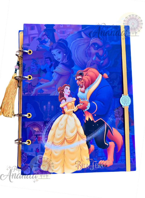 Fichário A Bela e a Fera - Papelaria Ananda - comprar online