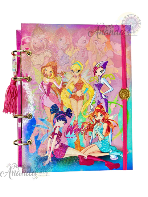 Fichário Winx - Papelaria Ananda - comprar online