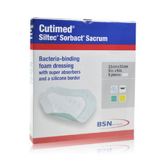 Curativo Antimicrobiano Cutimed Siltec Sorbact. Sacrum Tamanho 23x23cm UNIDADE - Cod: 7325106