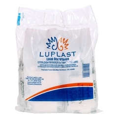 Luva plástica Desc. Estéril Luplast - Cod:LES100 - comprar online