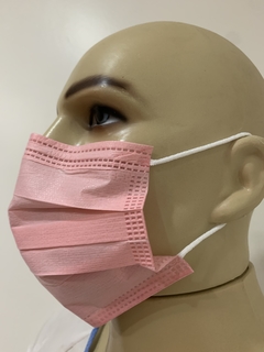 Máscara Desc.Tripla Elástico Adulta ROSA Venkuri pct c/50unidade -Cod-13020014 na internet