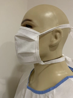 Máscara Desc. com Tiras TNT 80gramas UNIDADE - cod.MASC01 na internet