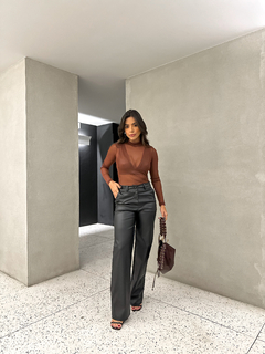 Body tule marrom - Melanina Moda Feminina
