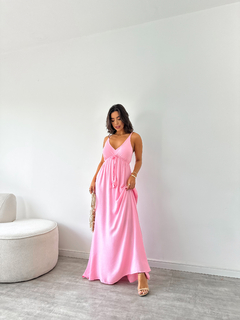 Vestido Longo Rosa