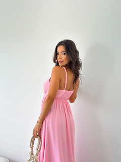 Vestido Longo Rosa - comprar online