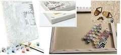 Kit pintando por numeros 30x40 - comprar online