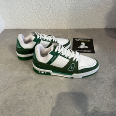 TÊNIS LV VERDE BRANCO LANÇAMENTO - loja online