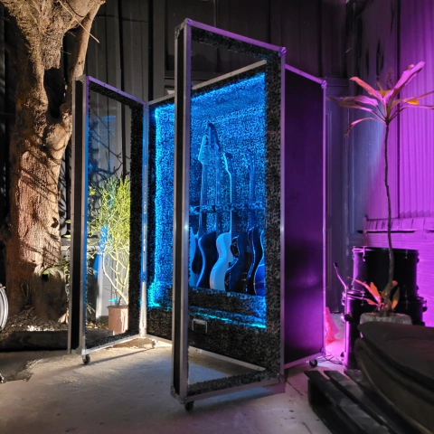 Black Guitar Anvil VII Full Cheetah (Deluxe)