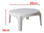 Combo 3 Sillones Skarpo 1 Mesa Ratona Skarpo Mascardi Color Blanco - Reventon Store