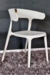 Silla Luna De Plastico Mascardi Color Blanco
