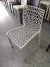 Combo 2 Sillas Perla Mascardi 1 Mesa Cuadrada 75x75 Color Blanco - comprar online