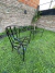Combo 4 Sillones Nepal 1 Mesita Ratona Color Negro - tienda online