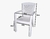 Combo 4 Sillas Kansas Mascardi 1 Mesa Rectangular 140cm Reforzada Color Blanco - comprar online