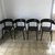 Imagen de Combo 6 Sillas Luna Mascardi 1 Mesa Rectangular 140Cm Color Negro