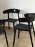 Combo 6 Sillas Luna Mascardi 1 Mesa Rectangular 140Cm Color Negro