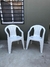 Combo 4 Sillas Ancona Mascardi 1 Mesa Redonda 90Cm Color Blanco - comprar online