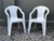 Combo 6 Sillas Ancona Mascardi Blanca Plastico
