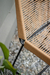Silla Tulum cordon Yute caño negro - tienda online