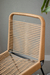Silla Tulum cordon Yute caño negro - comprar online