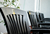 Combo 4 Sillas Kansas Mascardi 1 Mesa Redonda 90Cm Color Negro - Reventon Store