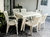 Combo 4 Sillas Kansas De Plastico Mascardi Color Blanco - comprar online