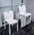 Combo 6 Sillas Paris Mascardi 1 Mesa Redonda 100Cm Color Blanco