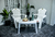 Combo 1 Silla Gran California 1 Mesa Ratona Mascardi Color Blanco - Reventon Store