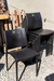 Combo 2 Sillas Valencia Mascardi 1 Mesa Monoblock Color Negro