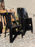 Combo 4 Sillas Capri Mascardi 1 Mesa Cuadrada 75x75 Color Negro - comprar online