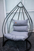 Combo Sillon Gota Negro con Almohadon en internet