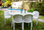 Combo 5 Sillas Barcelona De Plastico Mascardi Color Blanco - comprar online