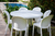 Combo 5 Sillas Barcelona De Plastico Mascardi Color Blanco - Reventon Store