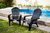 Combo 2 Sillas Miami De Plastico Mascardi Color Negro