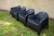 Combo 3 Sillones Skarpo 1 Mesa Ratona Skarpo Mascardi Color Negro - comprar online