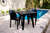 Silla Barcelona De Plastico Mascardi Color Negro